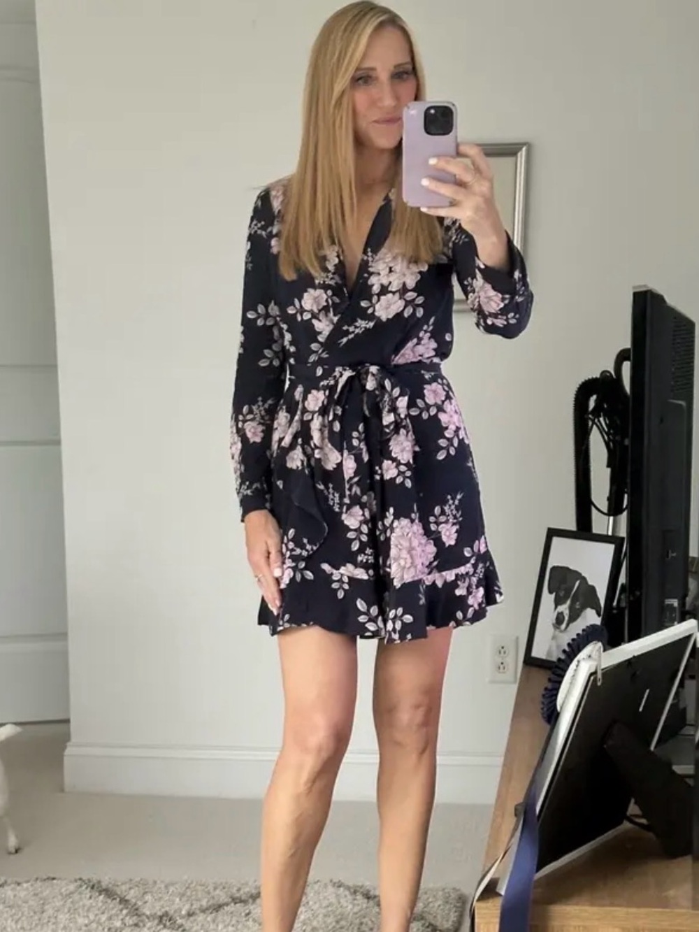 MARISSA WEBB FLORAL PRINT DRESS Size XS